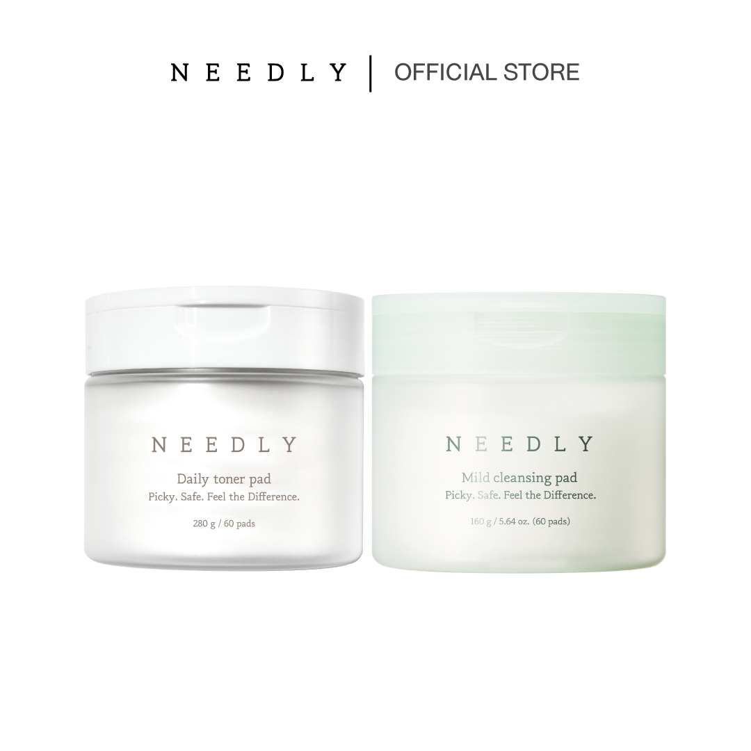 [DUO SET] NEEDLY DAILY TONER PAD + MILD CLEANSING PAD