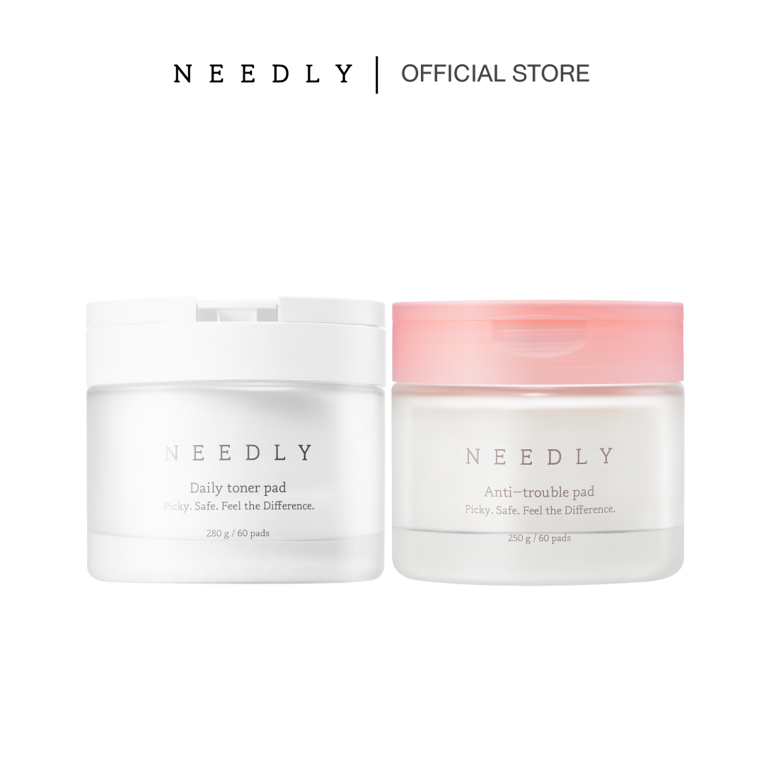 [DUO SET] NEEDLY DAILY TONER PAD 280G + ANTI-TROUBLE PAD 250G