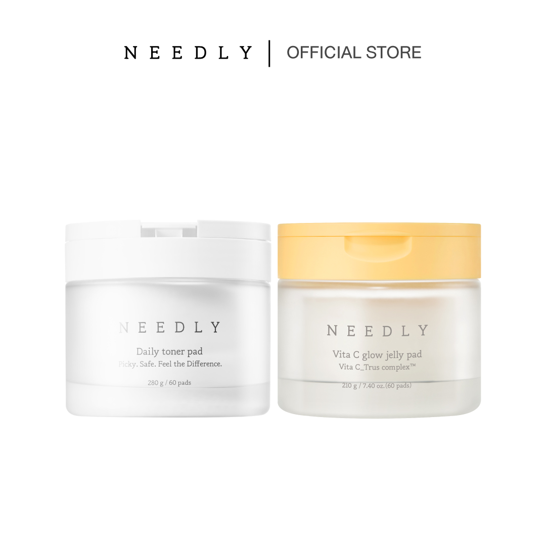 [DUO SET] NEEDLY DAILY TONER PAD 280G + VITA C GLOW JELLY PAD 210G